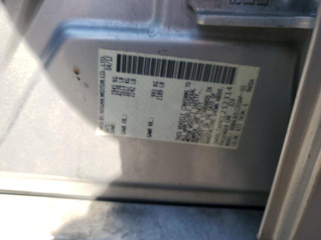 2012 NISSAN ALTIMA BAS #3301933427