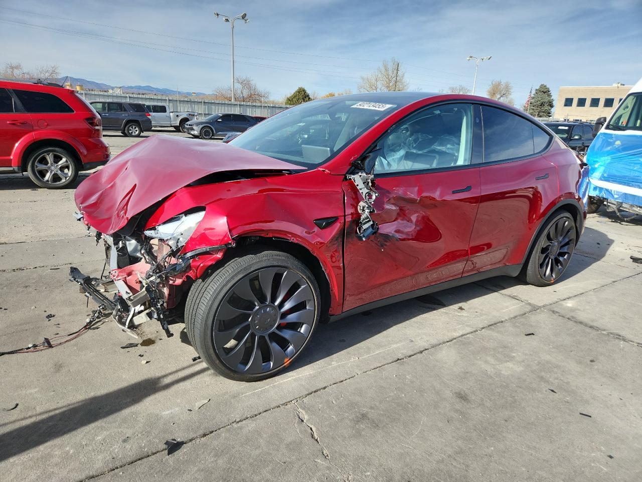 Lot #3292906586 2025 TESLA MODEL Y