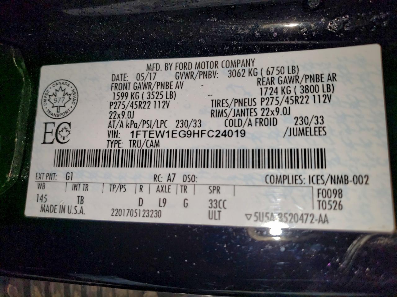 FORD F-150 SUPERCREW