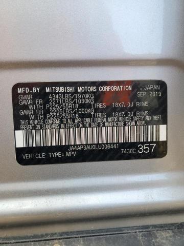 2020 MITSUBISHI OUTLANDER - JA4AP3AU0LU006441