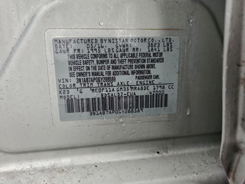 2016 NISSAN SENTRA SV #3302797902