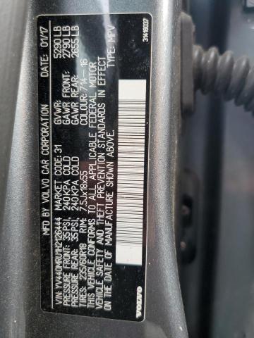 2017 VOLVO XC60 T5 IN - YV440MRU1H2126444