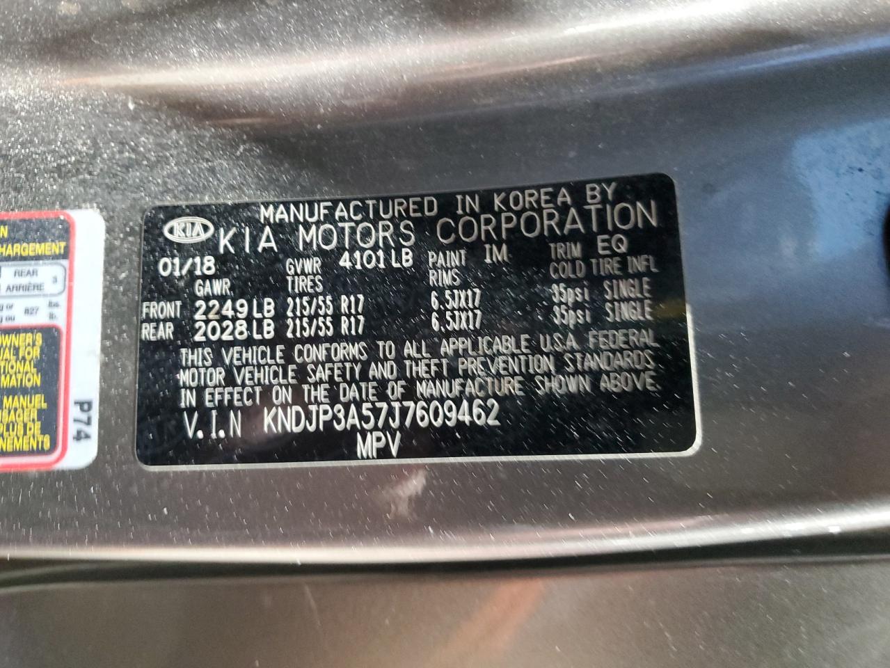 Lot #3301962460 2018 KIA SOUL +