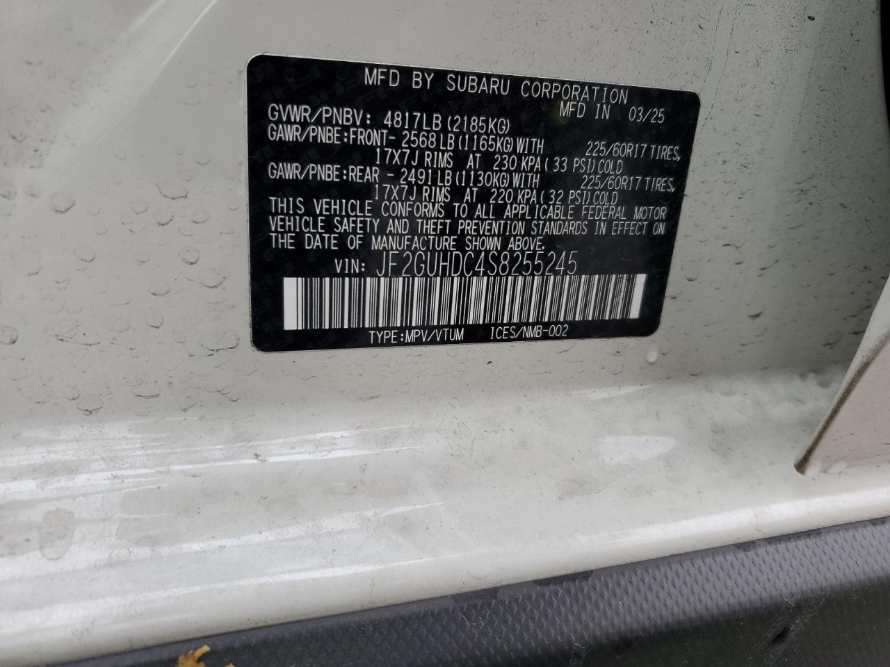 SUBARU CROSSTREK PREMIUM