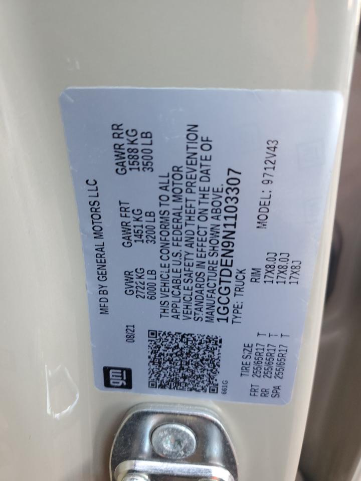 Lot #3316016776 2022 CHEVROLET COLORADO Z