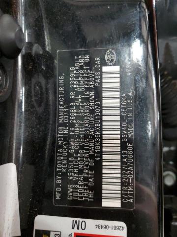 2011 TOYOTA CAMRY SE #3286703293