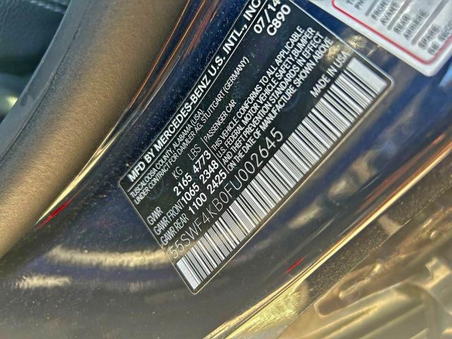 2015 MERCEDES-BENZ C 300 4MAT #3297074525