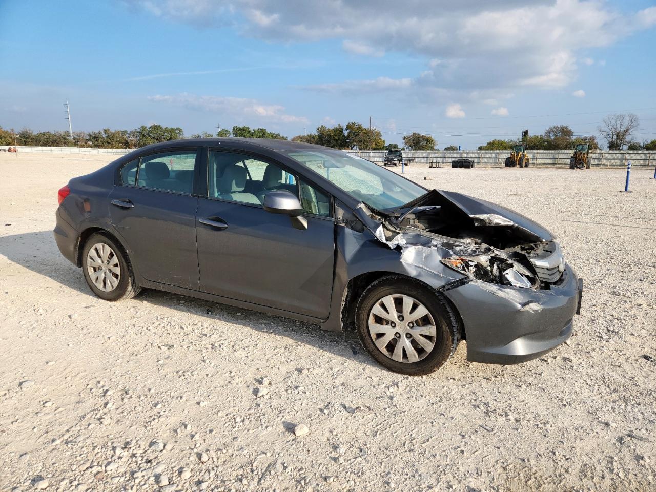 Lot #3309697855 2012 HONDA CIVIC LX