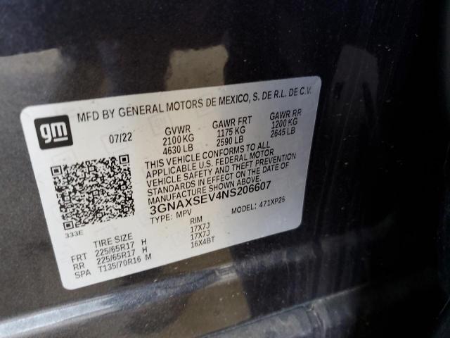 2022 CHEVROLET EQUINOX LS #3304670921