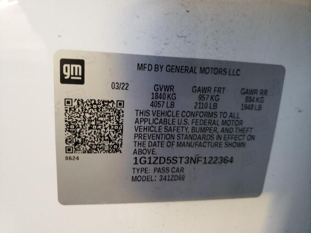 2022 CHEVROLET MALIBU LT #3297099508