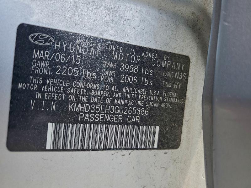 2016 HYUNDAI ELANTRA GT #3304771913