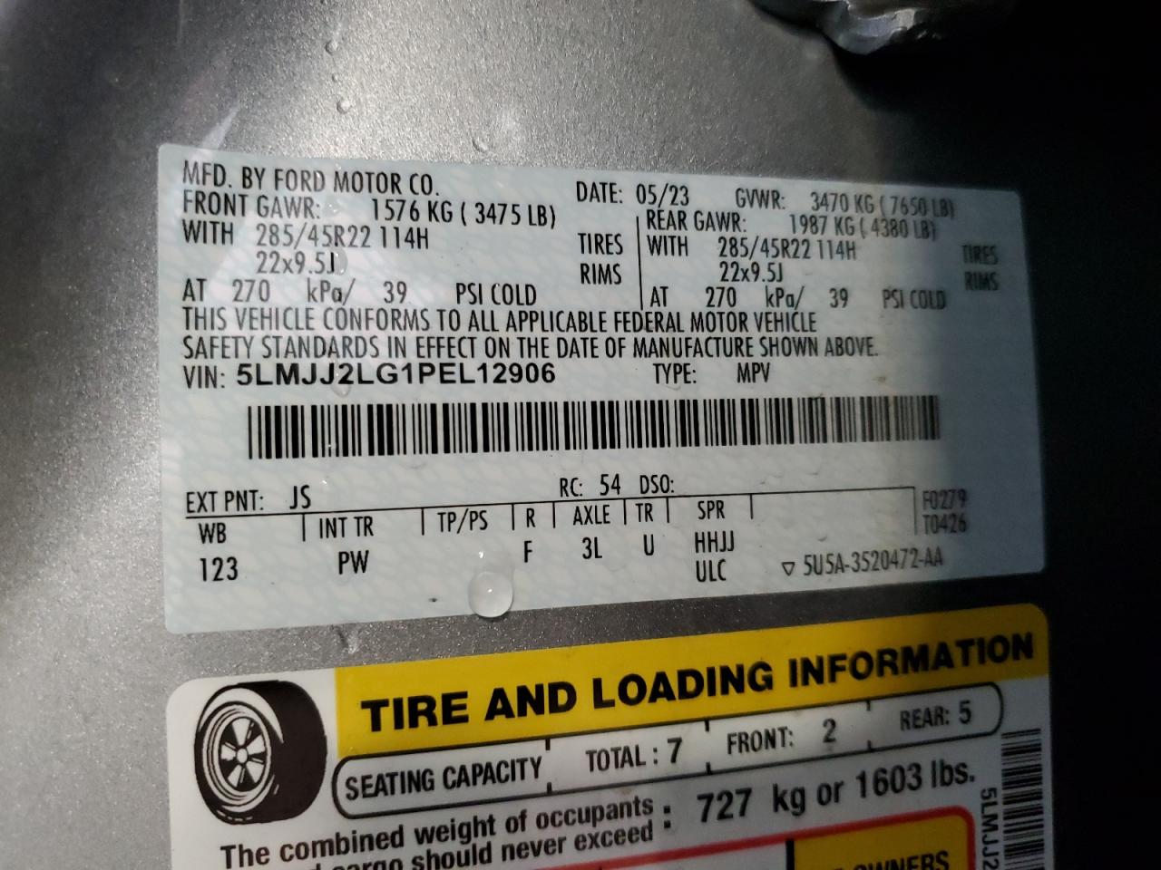 LINCOLN NAVIGATOR RESERVE