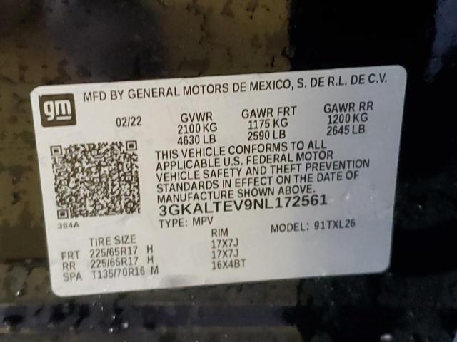 2022 GMC TERRAIN SL #3304533438
