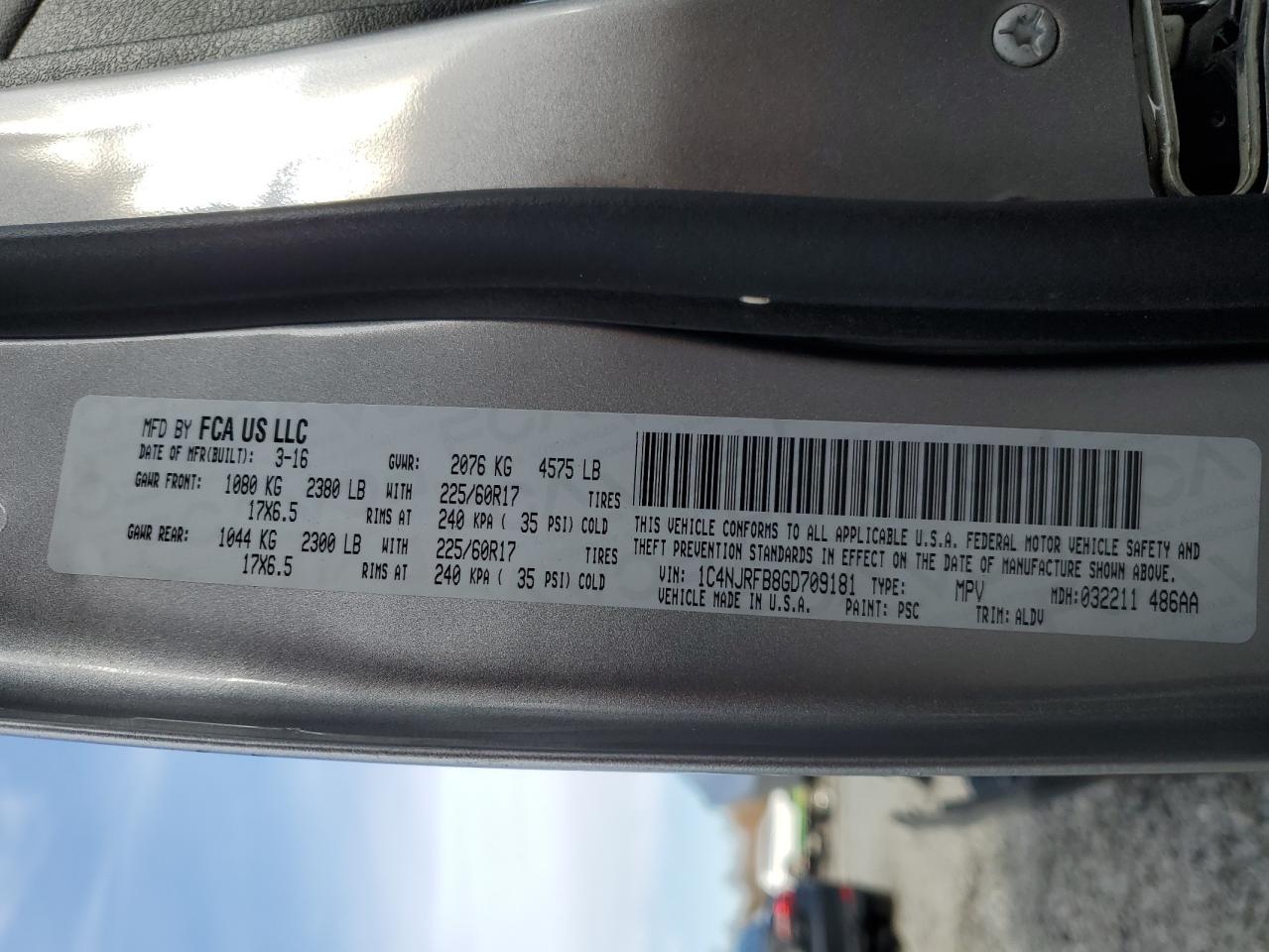 JEEP PATRIOT LATITUDE