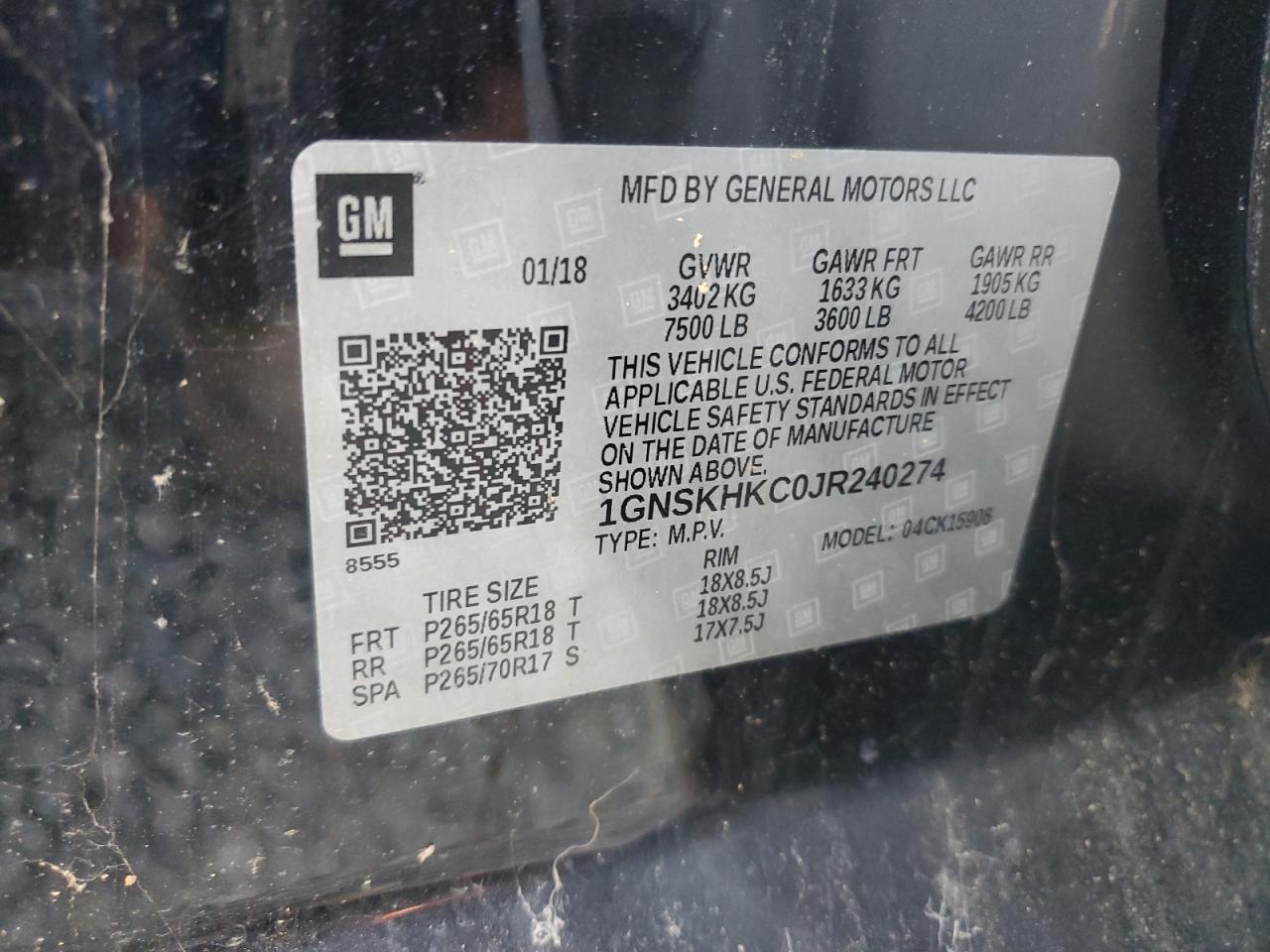 CHEVROLET SUBURBAN K1500 LT