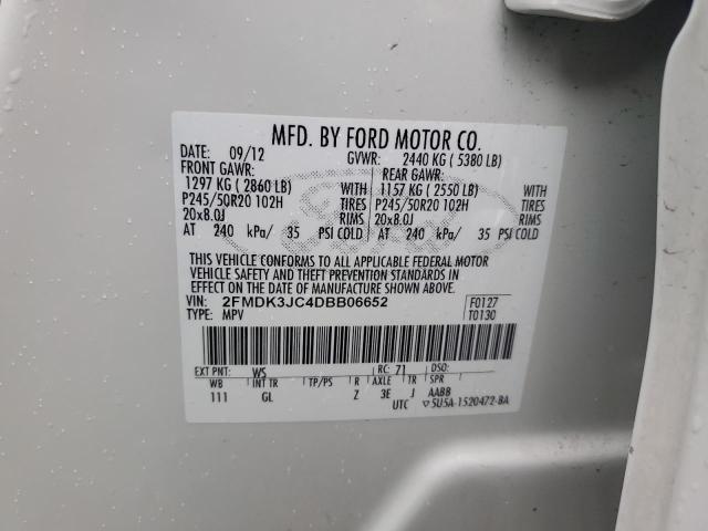 2013 FORD EDGE SEL #3302659137