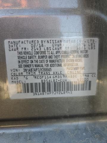 2018 NISSAN SENTRA S - 3N1AB7AP7JY268945