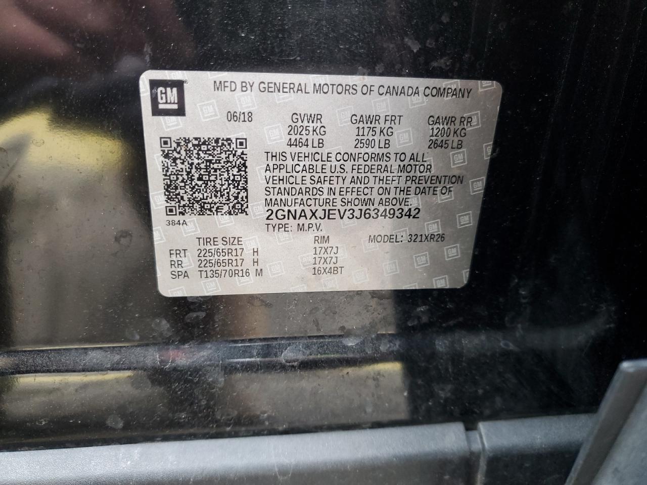 CHEVROLET EQUINOX LT