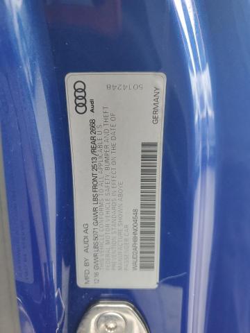 2017 AUDI A5 SPORT WAUD2AFH8HN004548