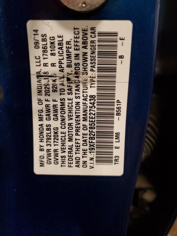 2014 HONDA CIVIC EX #3303632934