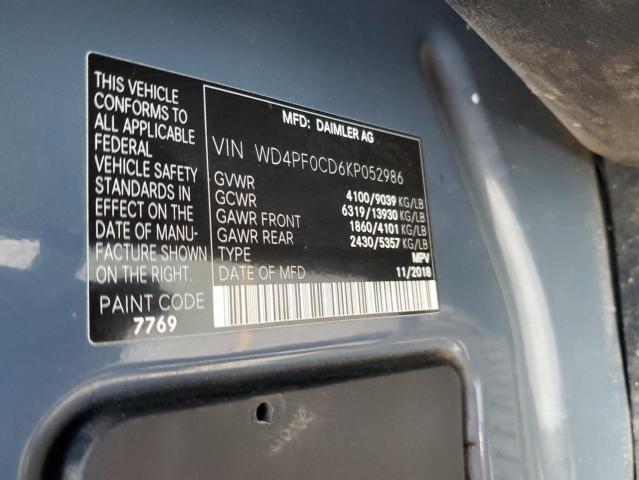 2019 MERCEDES-BENZ SPRINTER 2 #3287752095