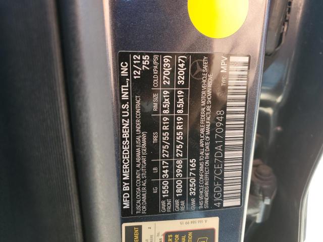 2013 MERCEDES-BENZ GL 450 4MA #3291236963