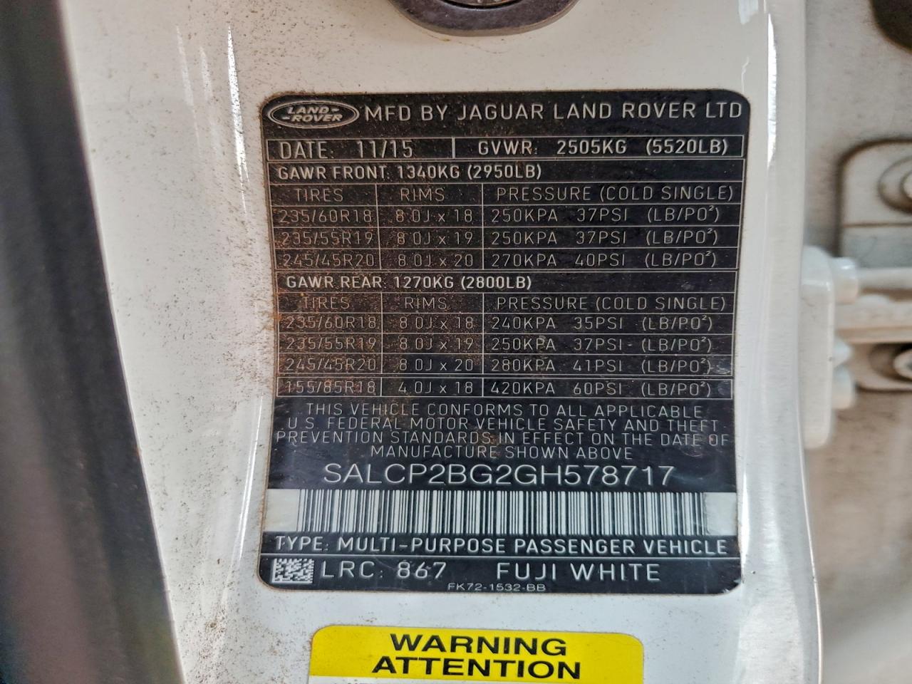 LAND ROVER DISCOVERY SE