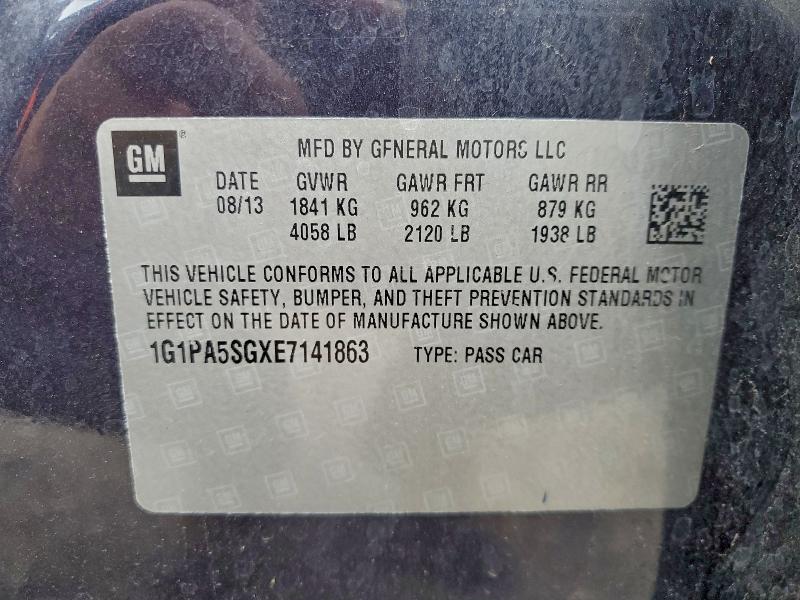 2014 CHEVROLET CRUZE LS #3301983484