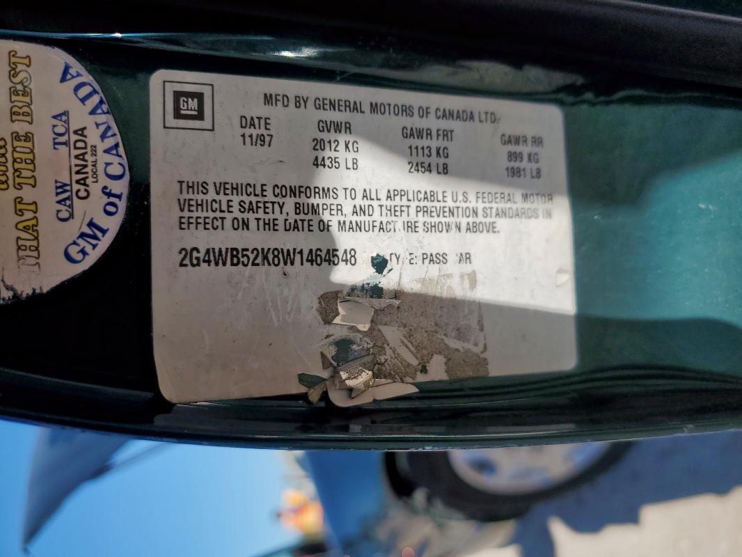 1998 BUICK REGAL LS #3294397514