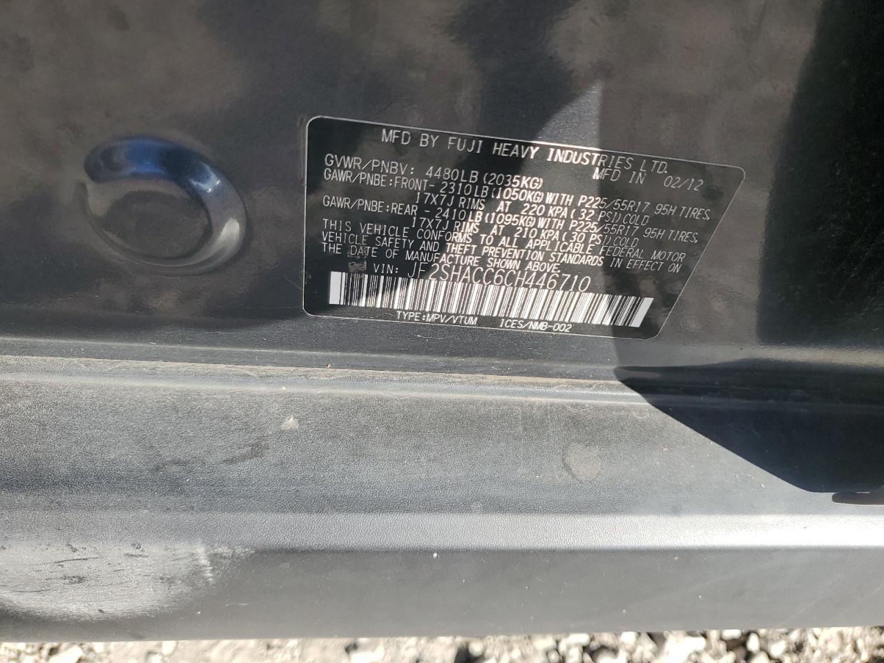 SUBARU FORESTER 2.5X PREMIUM