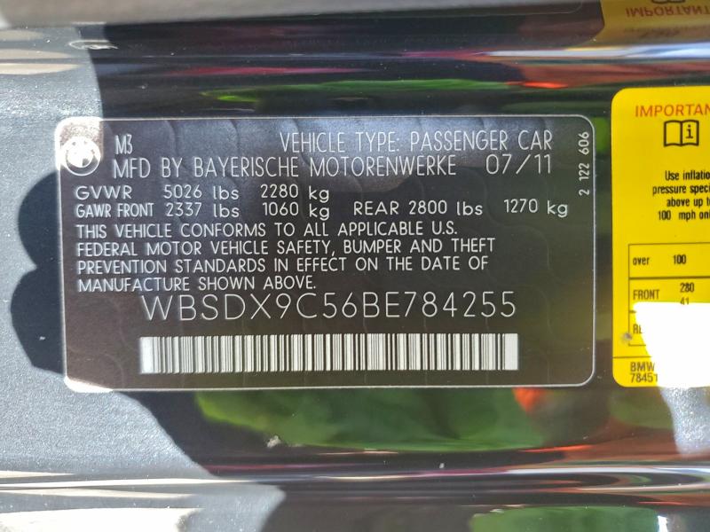 2011 BMW M3 #3301799333