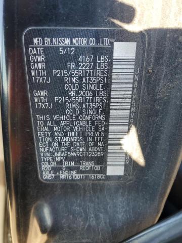 2012 NISSAN JUKE S #3291433162