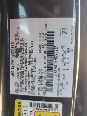 2015 FORD FUSION SE #3308324168