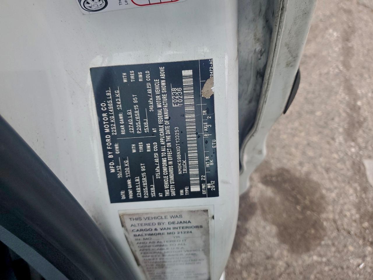 FORD TRANSIT CONNECT XLT