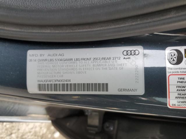 2015 AUDI A6 PREMIUM #3286640283