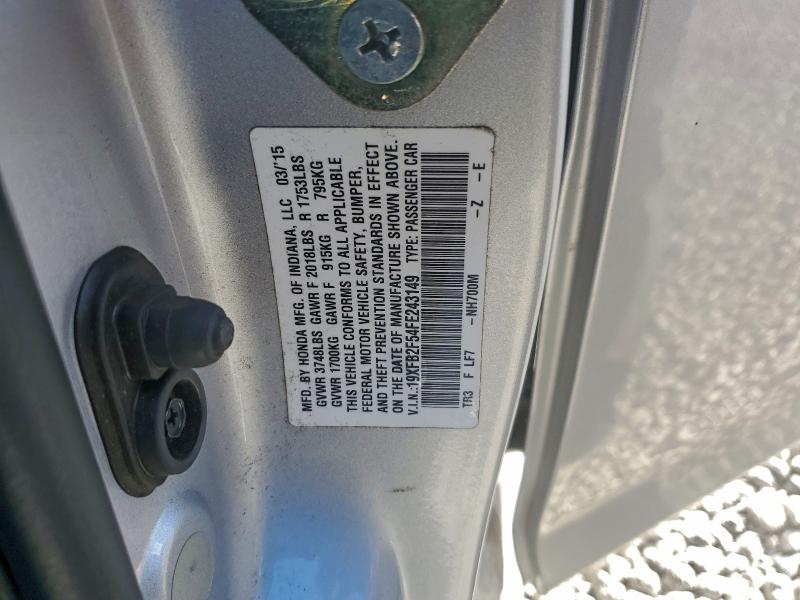 2015 HONDA CIVIC LX #3301751356