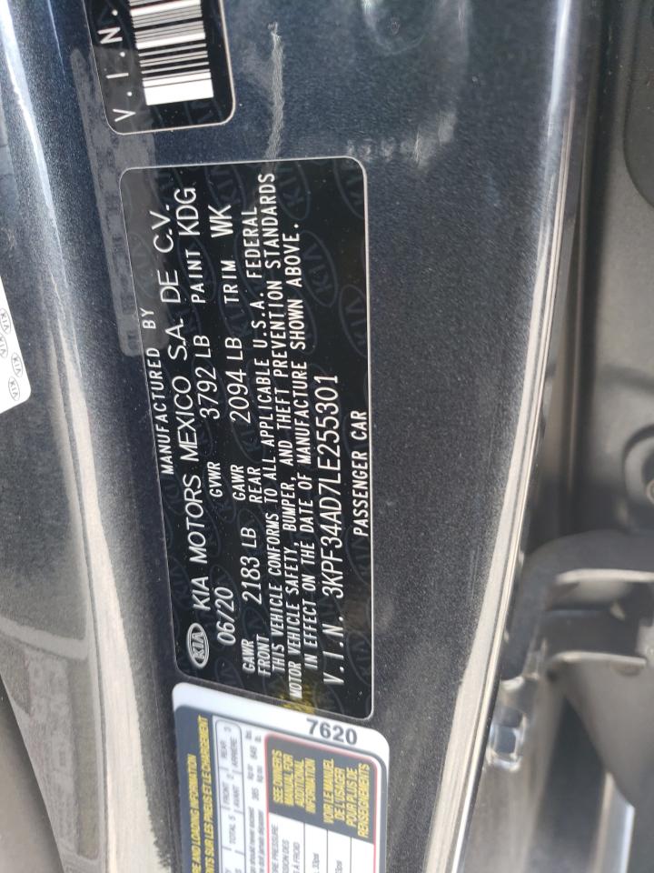 Lot #3308443312 2020 KIA FORTE GT L