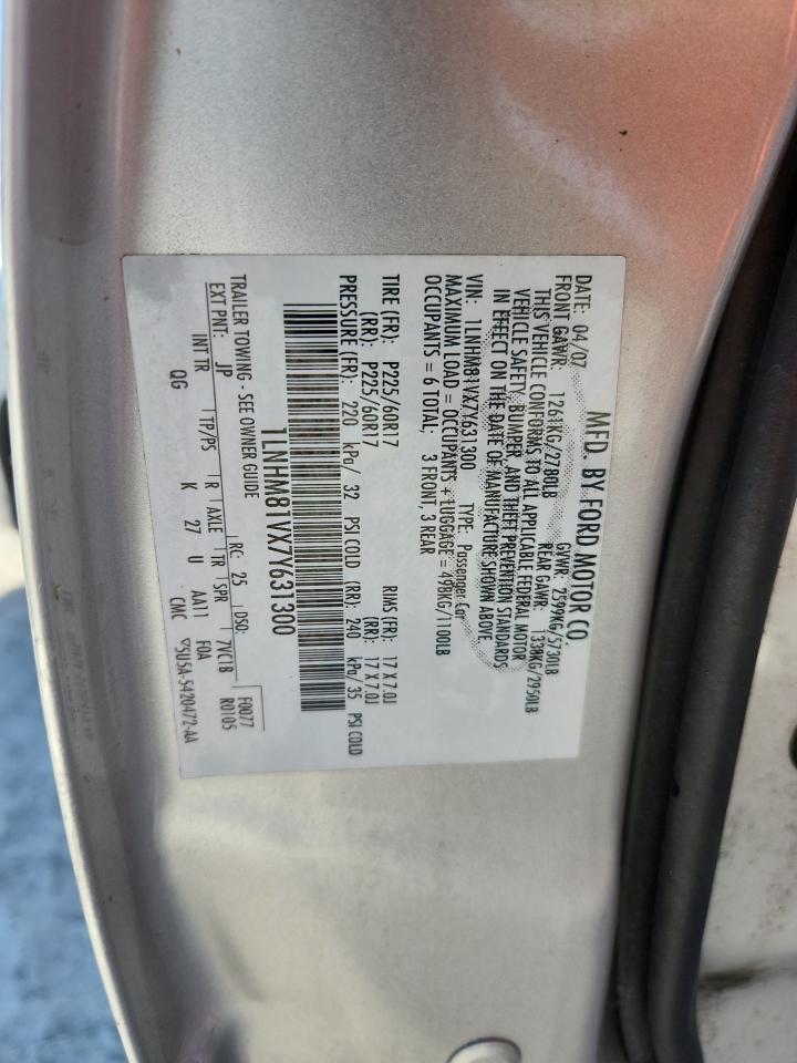 Lot #3301793377 2007 LINCOLN TOWN CAR S