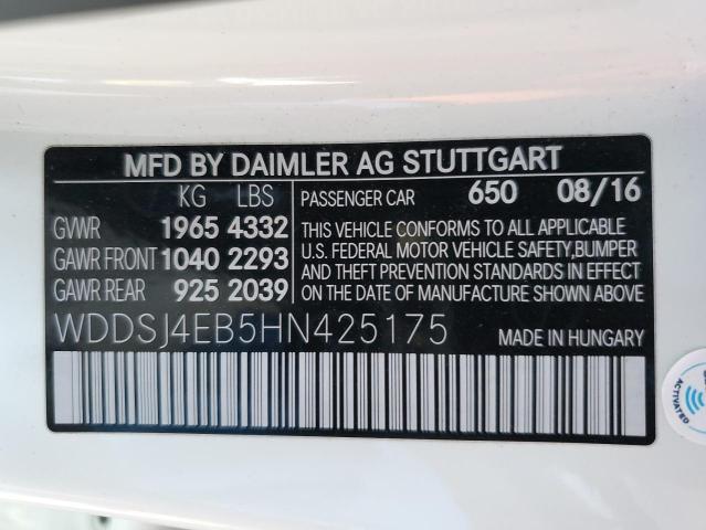 2017 MERCEDES-BENZ CLA 250 #3301751425