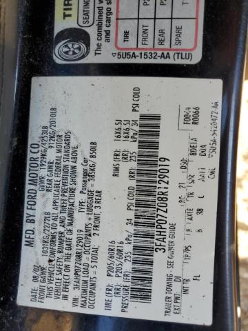 2008 FORD FUSION SE #3302702026