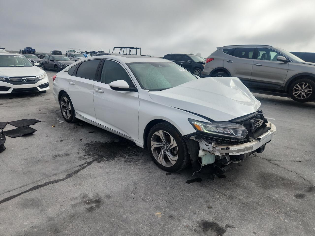 Lot #3302836901 2018 HONDA ACCORD EXL
