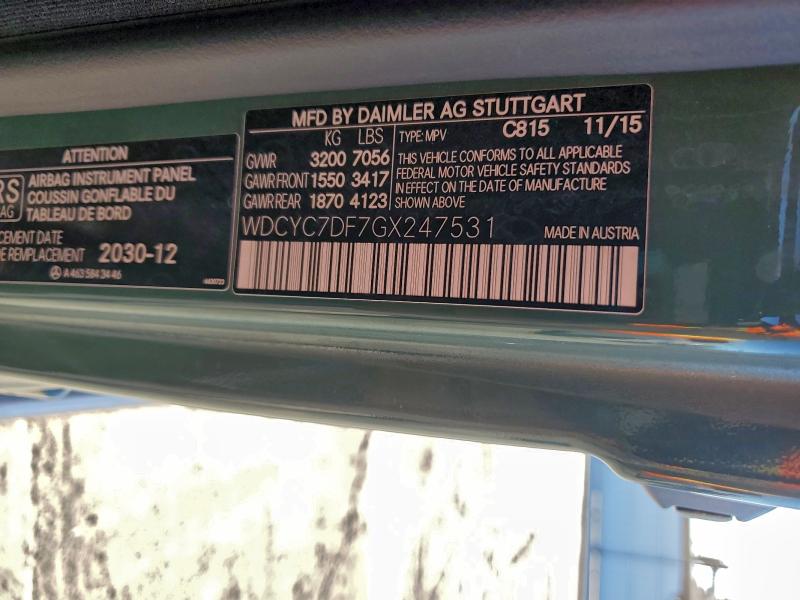 2016 MERCEDES-BENZ G 63 AMG #3303979720