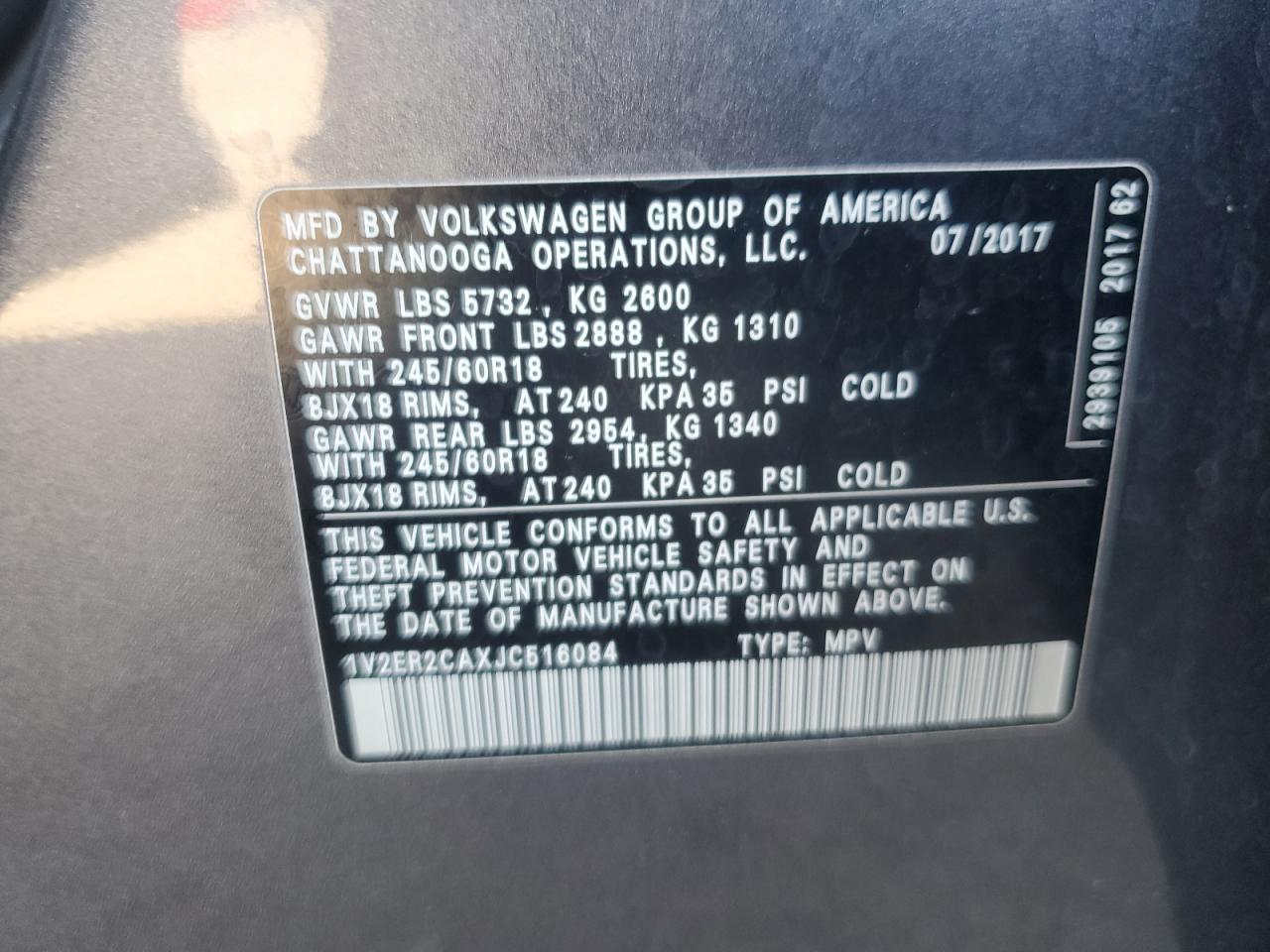 VOLKSWAGEN ATLAS SEL