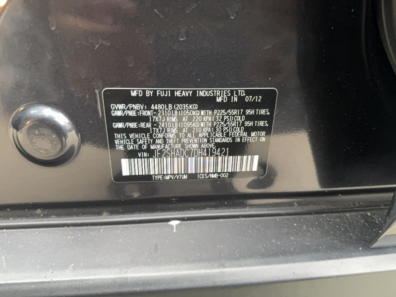 SUBARU FORESTER 2.5X PREMIUM