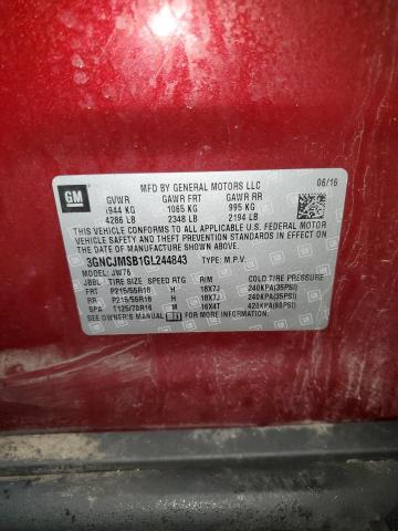 2016 CHEVROLET TRAX LTZ #3297986076