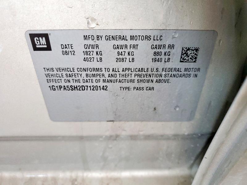 2013 CHEVROLET CRUZE LS #3305403316