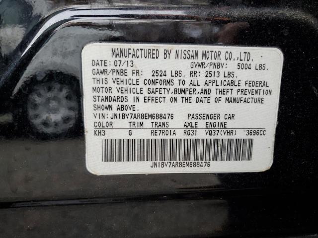 2014 INFINITI Q50 BASE - JN1BV7AR8EM688476