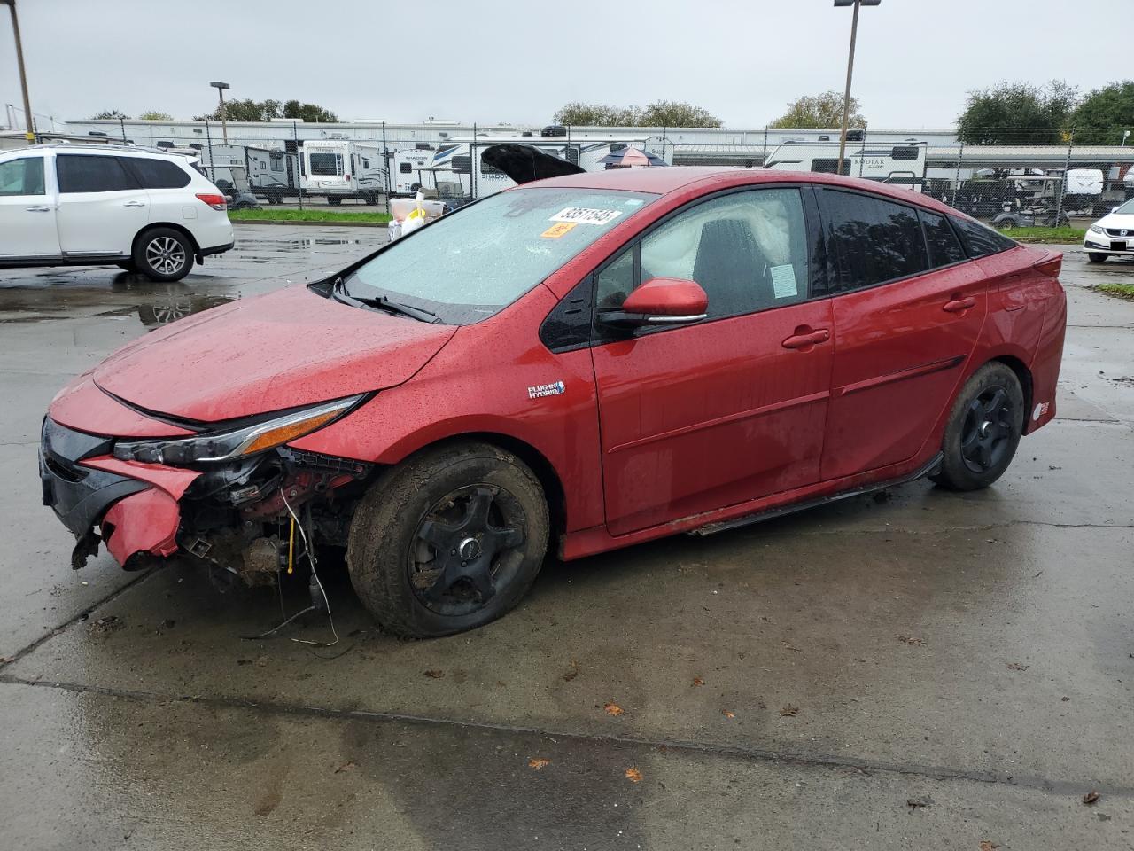Lot #3312744103 2017 TOYOTA PRIUS PRIM