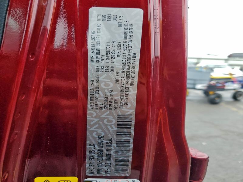 2021 JEEP WRANGLER U #3303879768