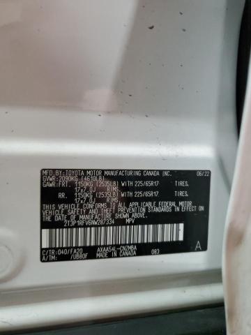 2022 TOYOTA RAV4 XLE - 2T3P1RFV6NW287334